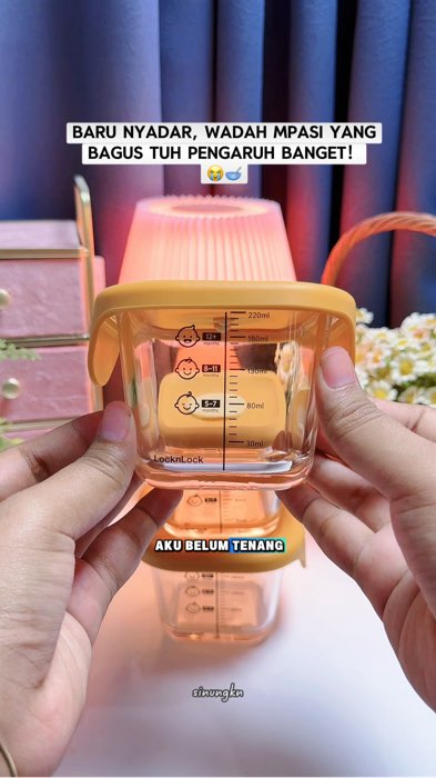 Jangan asal pilih wadah MPASI ya bun! #wadahmpasi #wadahmpasikaca #locknlockindonesia #RacunShopee #Diskon50Persen #GratisOngkirRP0