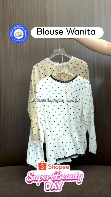 #blousewanita #blousecantik #RacunShopee #ShopeeLook #OOTDFashionShopee #BeautyFashionFestival #ViralDiShopeeVideo #fyp