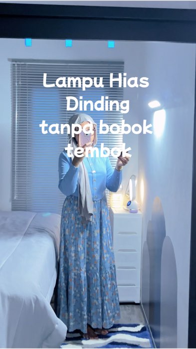 Ga perlu panggil tukang listrik #uplu #lampuhias #lampudinding #wireless #magnetic