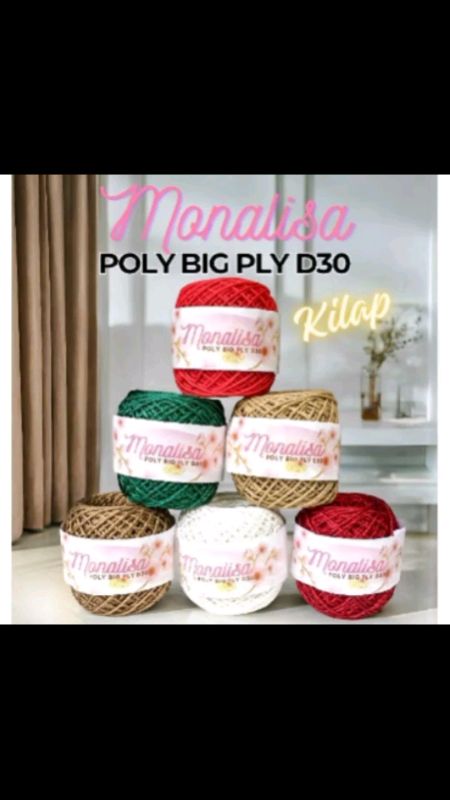 yuk cek out! #Crochet  #polykilap  #monalisa  #benangrajut  #benangpolyster  #merajutuntukpemula