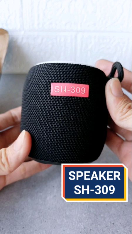 Bluetooth speaker portable minimalis, SH-309. #speaker #speakerbluetooth #speakerportable #RacunShopee #ShopeeCOD #PromoNonStop #SpillRacunShopee