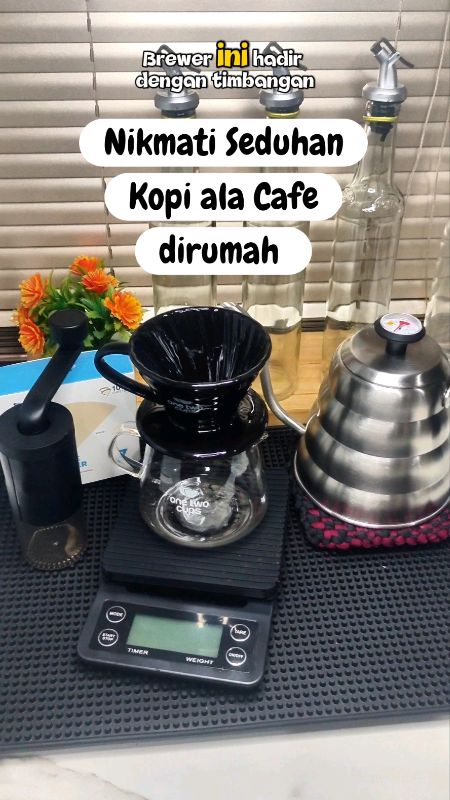 Nikmati Seduhan Kopi ala Cafe dirumah #dripperv60 #drippercoffee #BadaiTapiBudget #RacunShopee #GakNyeselBeliIni #ShopeeCOD #Diskon40RB