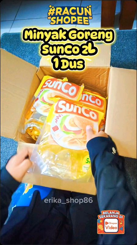 Minyak Goreng Sunco 2L 1 Dus #minyakgoreng #minyakgorengsunco #sunco #sunco2liter #RacunShopee #RacunShopeeCheck #SpillRacunShopee #SpillBawaBerkah