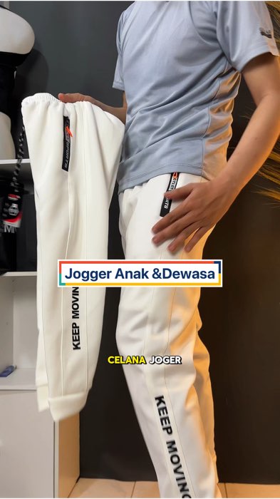 Celana jogger anak dan dewasa #celanaolahraga #celanaolahragaanak #celanatraining #celanaanak #oautfitanak