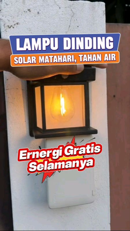 MODEL RUMAH Lampu Dinding Solar Interaction Wall Lamp Tenaga Surya Sensor #lamputaman #lamputamantenagasurya #lampudindingsolar #lampudinding