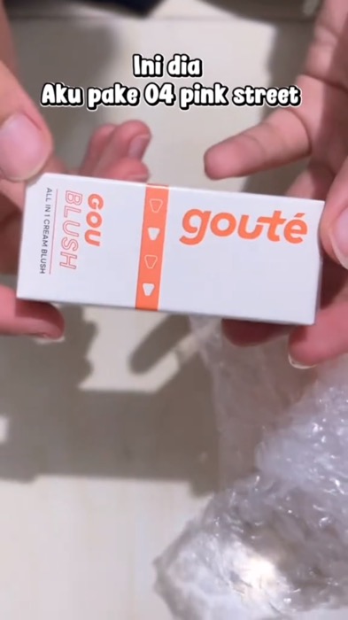 Cream blush pigmented bgt #gouteblush #gouteblushcream #goublush