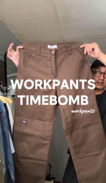 akhirnya ni celana direstock #OOTDFashionShopee #RacunShopee