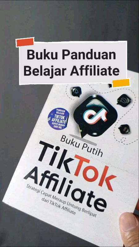 Buku Panduan Affiliate #bukupanduanaffiliate #affiliatemarketing #buku #fyp #RacunShopee