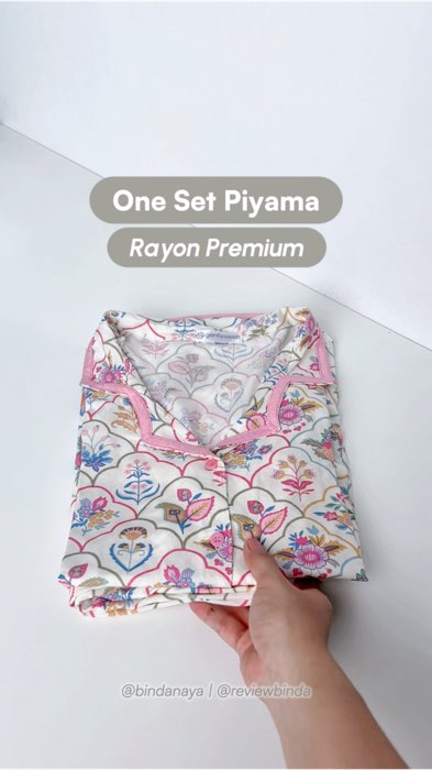 cantik sekali 🌸🥹 #piyamakekinian #piyamarayon #piyamarayonpremium #bajutidurwanita #bajutidurperempuan #bajutidurpanjang #sleepwear #bajutidurrayon