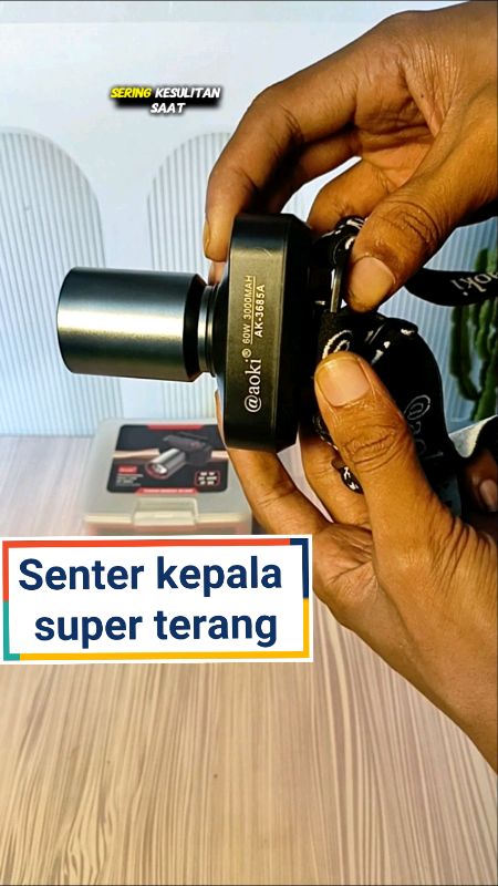 Senter kepala super terang #GratisOngkirRP0 #Diskon40RB #RacunShopee #SpillRacunShopee  #PromoNonStop #ShopeeLook #ViralDiShopeeVideo #fyp