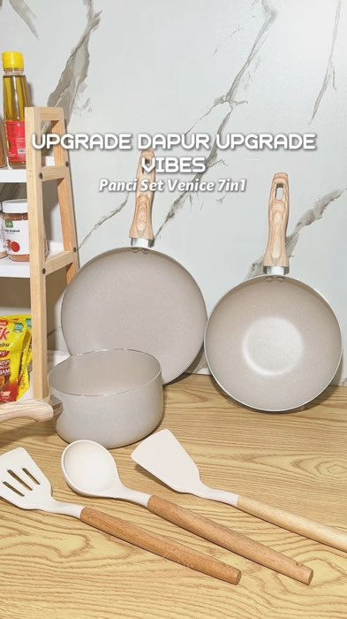 Upgrade dapur dan vibes nya dengan panci set dari valry 🥰 #panciset #panci #wajan #wajanantilengket #valry #ShoopeLook #RacunShopee #shoopevideo