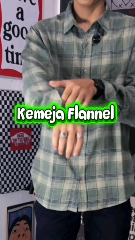 Kemeja Flannel #PromoNonStop #kemeja #DiskonRacunShopee #Diskon50Persen #berkualitasdanmurah #OOTDFashionShopee