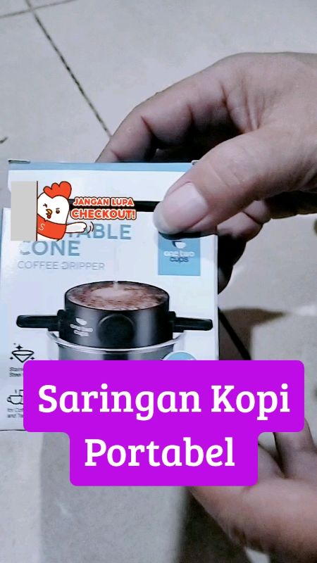 Saringan Kopi Portabel Stainless #ShopeeLook#ShopeeCOD#Diskon50Persen#RacunShopee#Diskon40RB#SpillRacunShopee#SpillBawaBerkah#BadaiTapiBudget