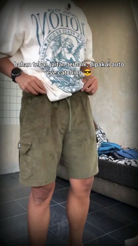 cargo pendek nyaman#GakNyeselBeliIni #celanacorduroy #cargocorduroy #fypシ #TermurahDiShopee