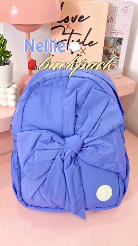 🆕Nellie Backpack💜 #lovaid #tasranselwanita #tassekolah #ranselsekolah #RacunShopee #SpillRacunShopee #ViralDiShopeeVideo
