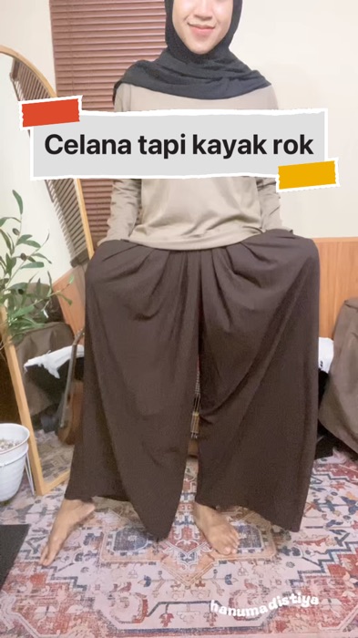Celana kulot remple #RacunShopee #SpillRacunShopee #DiskonRacunShopee #Diskon40RB #celanakulot