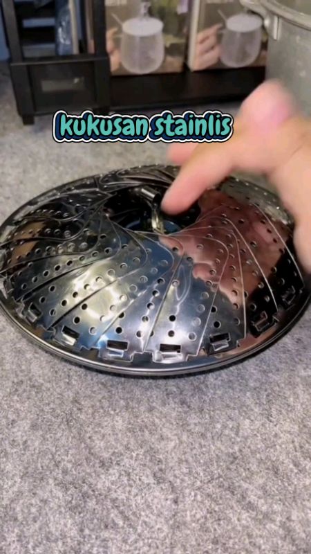 kukusan stainlis #kukusanstainless #kukusanlipat #kukusanflexibel #PromoNonStop #ViralDiShopeeVideo #DiskonRacunShopee #RacunShopee
