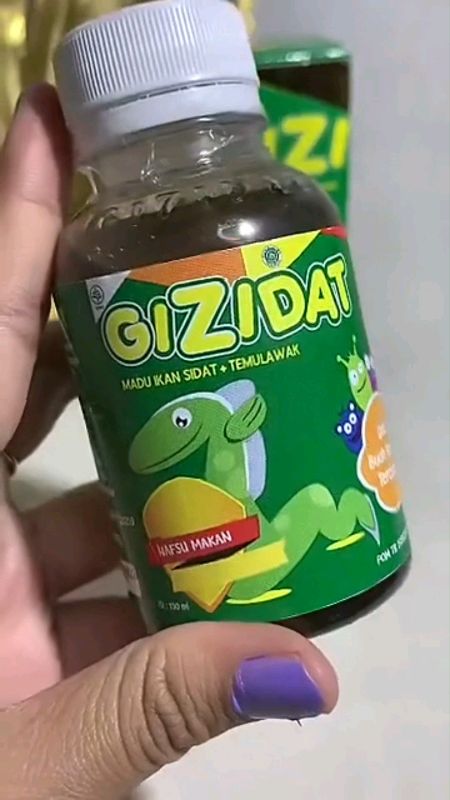 vitamin anak Gizidat membantu mengatasi GTM anak dan menambah nafsu makan anak dan balita #GratisOngkirRP0 #gizidat #gizidatmaduanak #vitaminanak