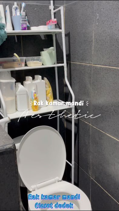 Rak toilet 3 susun kloset duduk #RacunShopee #GratisOngkirRP0 #DiskonRacunShopee #rak ##toilet #kamarmandi #shopeevideo #cod #fyp