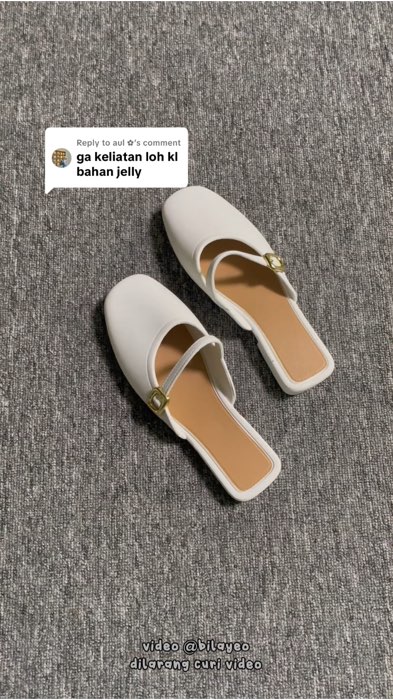 ril cakep empuk nyaman! #jellyshoes #muleswanita #mulessandal #sepatulucu #RacunShopee #SpillBawaBerkah #ShopeeFashionHaul #ShopeeLook #fyp #sepatu