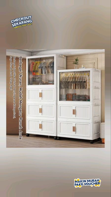 lemari pakaian #homeliving #ViralDiShopeeVideo #lemaripakaian #lemariplastik #RacunShopee #GakNyeselBeliIni #SpillBawaBerkah #PromoNonStop #ShopeeLook