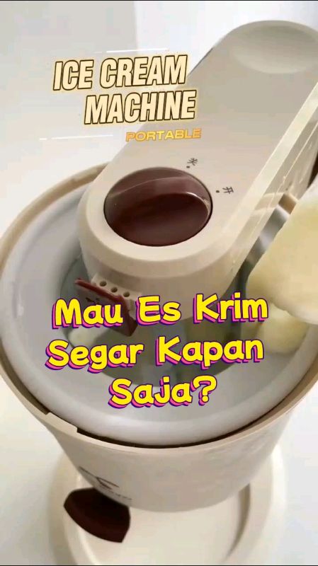 Buat es krim cone lezat di rumah hanya dalam 10 menit dengan mesin es krim cone multifungsi keren ini! #mesineskrim  #icecreamaker #coneicecream #fyp