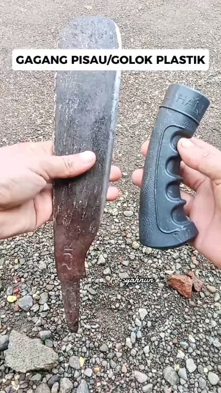 Gagang pisau/golok plastik #SpillRacunShopee #shoopevideo #ViralDiShopeeVidio #gagangpisau #gaganggolokplastik