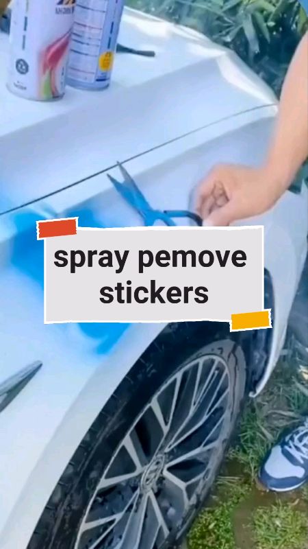 spray pemove stickers, penghilang bekas stiker dan cat #penghilangbekasstiker #penghilangcat #SpillRacunShopee #shopeevideo #SpillBawaBerkah #fyp