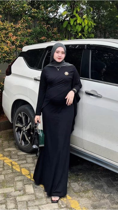 Dress aluna cakep banget bisa di pake bumil #shopeevideo #ShopeeLook #ShopeeCOD #ShopeeFashionHaul #fyp #dressaluna #pashminaviscosetexture #pashmina