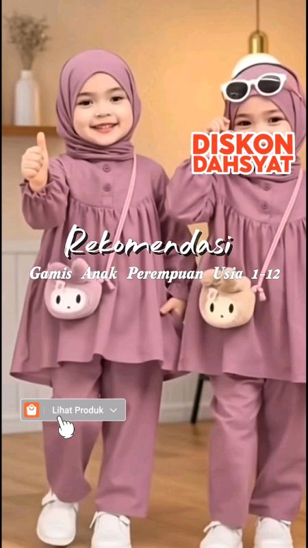 Gamis Anak Perempuan Usia 1-12 Tahun + Hijab Premium Bahan Crinkel AirFlow #gamisanak #gamisanakmurah #gamisanakperempuan #bajuanakperempuan #baju