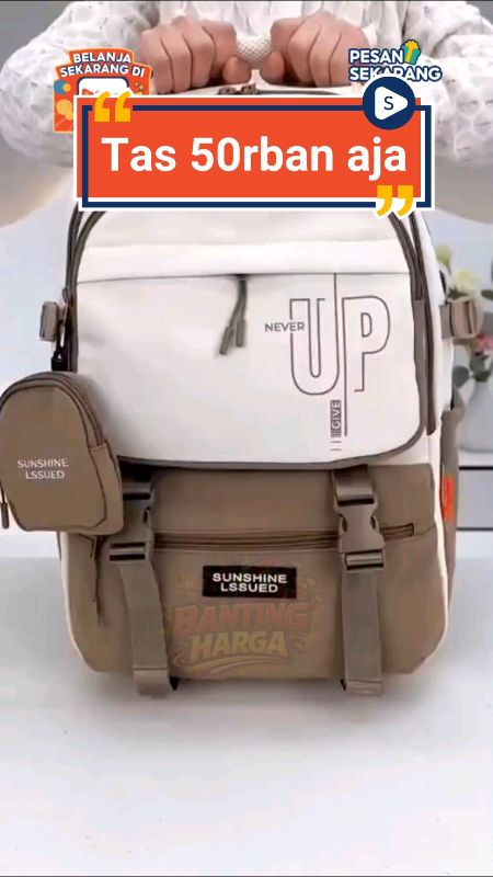 Tas Ransel Dibawah 50rbaan #RacunShopee #RacunShopeeCheck #SpillRacunShopee #SpillBawaBerkah