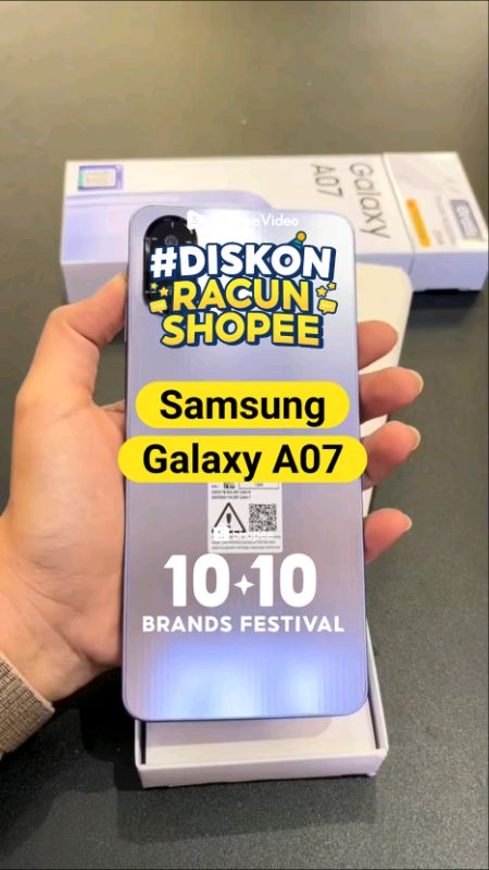 Samsung Galaxy A07 #keranjangshopee #Diskon50Persen #samsung #DiskonRacunShopee #BadaiTapiBudget #SpillBawaBerkah #ViralDiShopeeVideo #galaxya07