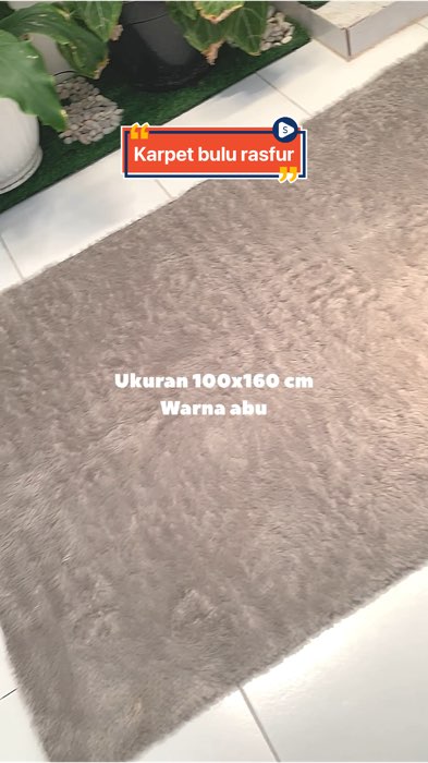Karpet bulu rasfur.. #RacunShopeeCheck #SpillRacunShopee #fyp #karpetrasfur