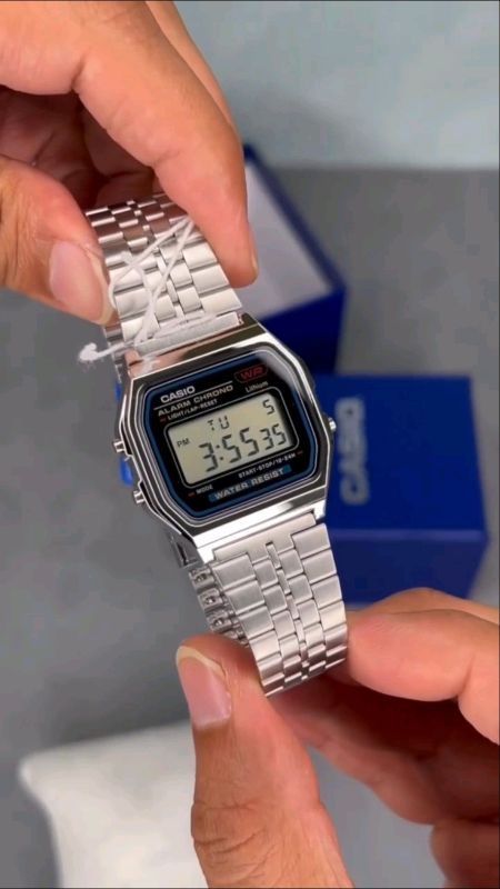 CASIO A159WA #casio #casiooriginal #jamtangancasio #jamtanganwanita #ViralDiShopeeVideo #viral #RacunShopee