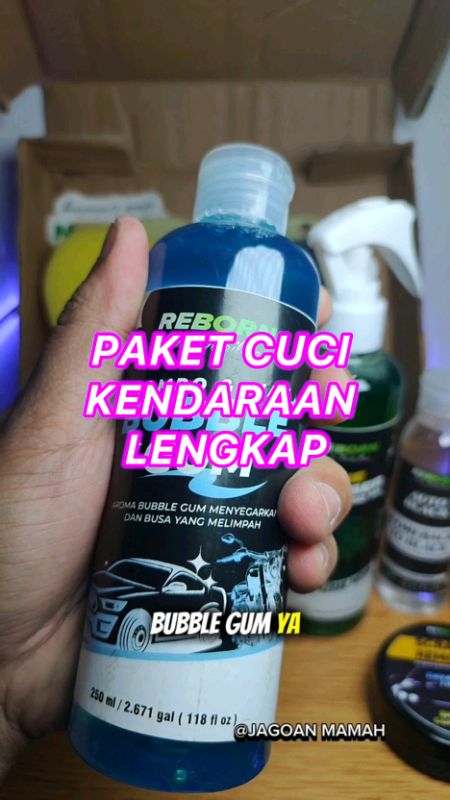 PAKET CUCI LENGKAP #GakNyeselBeliIni #SpillRacunShopee #cucimotor #detailing #shampomotor #autoblack #paketcucimotor #shampobubblegum #enginedegreaser