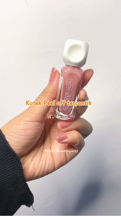 Kutek peel off tercantik🥰 #kutekpeeloff #RacunShopee #PromoNonStop #kutekhalal #kutekkudanpeeloff #fyp #GratisOngkirRPO