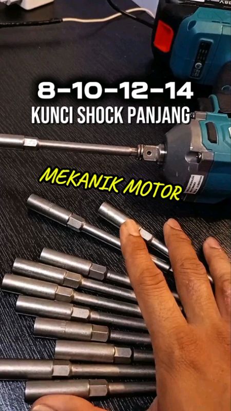 Kunci Shock Panjang Impact Wrench #mataroofing #matashockpanjang #JLDkuncishock #perkakasbengkel #diy #murahdishopee #RacunShopee #SpillRacunShopee