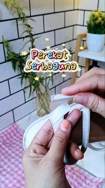 perekat sepatu sendal serbaguna , velcro. perekat serbaguna #perekatserbaguna