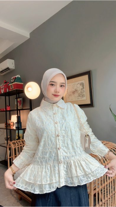 #blouse #atasanwanita #kemejawanita #bajulebaran #outfitideas
