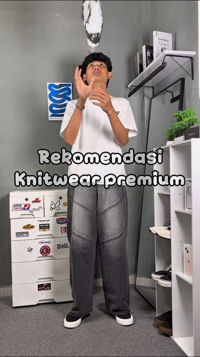 Rekomen banget bahan nya adem #sweater #sweaterrajut #knitwearrajut #knitwearpremium #knitwearmurah #knitwear #baggypants