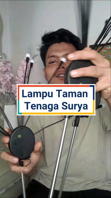 Lampu hias taman tenaga surya #DiskonRacunShopee #lamputaman #lamputamantenagasurya #lampuhias