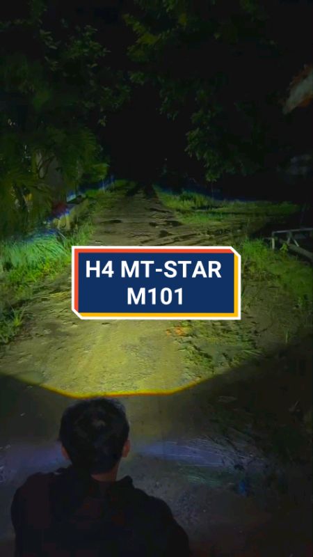 H4 MT-STAR M101, Lampu H4 Cahaya biled dari Mt-Star. #lampuh4 #biledh4 #h4miniprojector #otomotif #ShopeeReview