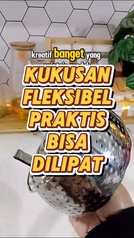 Tatakan kukusan stainless fleksibel #RacunShopee #ViralDiShopeeVideo #SpillBawaBerkah #ShopeeLook #ShopeeCOD