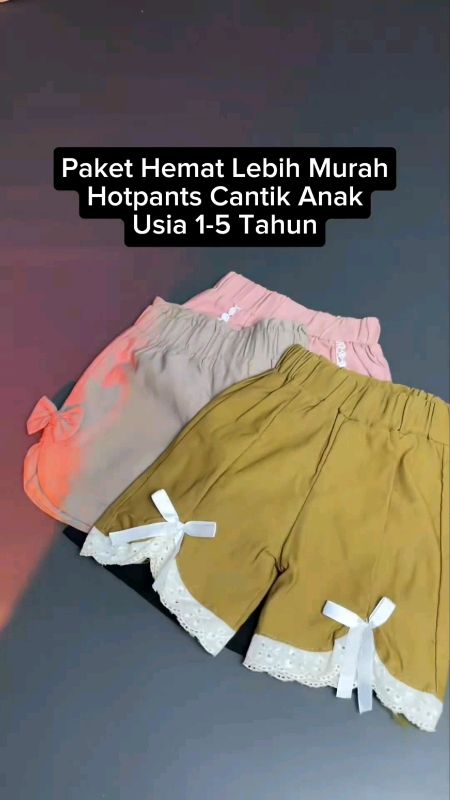 paket hemat celana hotpant anak #shopeevideo #ShopeeFashionHaul #SpillRacunShopee #RacunShopeeCheck