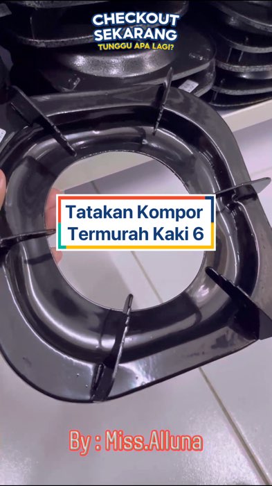 Tatakan kompor kaki 6 #tatakankompor #tatakankomporgas #tatakankomporrinnai #tatakankaki6 #tatakankakikomporgas #SpillBawaBerkah #RacunShopee #fyp