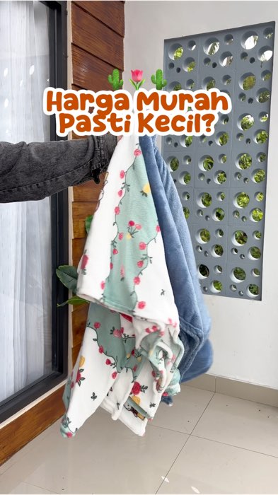 Selimut estetik murah banget #PromoNonStop #RacunShopee