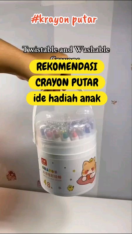 set crayon putar #RacunShopee #GratisOngkirRP0 #TermurahDiShopee