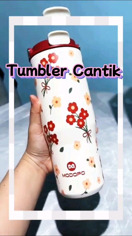 Tumbler Stainless Cantik MODOFO #RacunShopee #DiskonRacunShopee #SpillRacunShopee #SpillBawaBerkah  #tumbler #botolminum #tumblerstainless