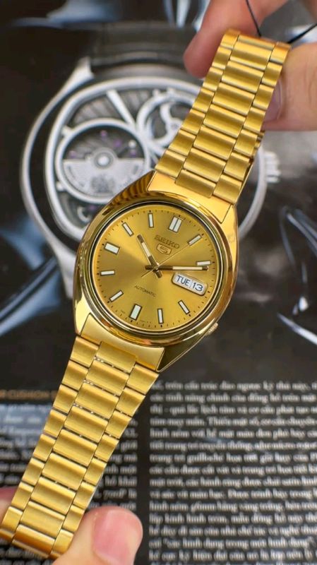 SEIKO 5 GOLD #jamtanganpria #jamtanganseiko5 #jamtangankeren #jamtanganmurah #seiko5 #seikoautomatic