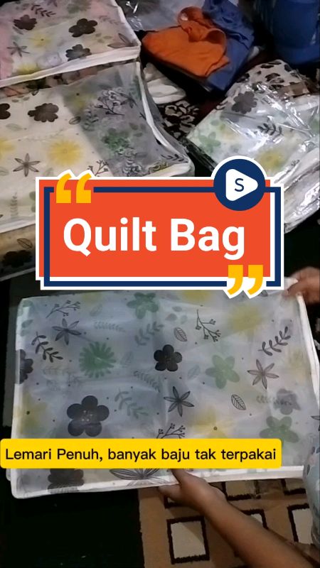 #quiltbag #taspenyimpanan #Tasbadcover #quiltbagpenyimpanselimut #tasbaju #ShopeeCOD #RacunShopee #TermurahDiShopee